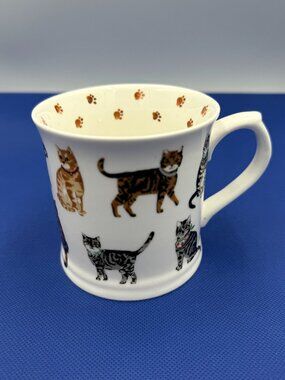 COOKSMART Cat Lover's Mug, Fine China, Made in England